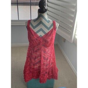 Cacique Pink Bow Babydoll Nightie Plus Size Lingerie 18/20